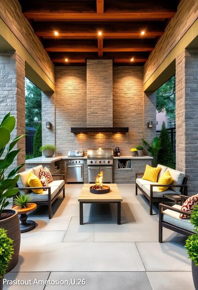 25 Stunning Patio Outdoor Kitchens Featuring Built-In Grills for Your Dream Backyard