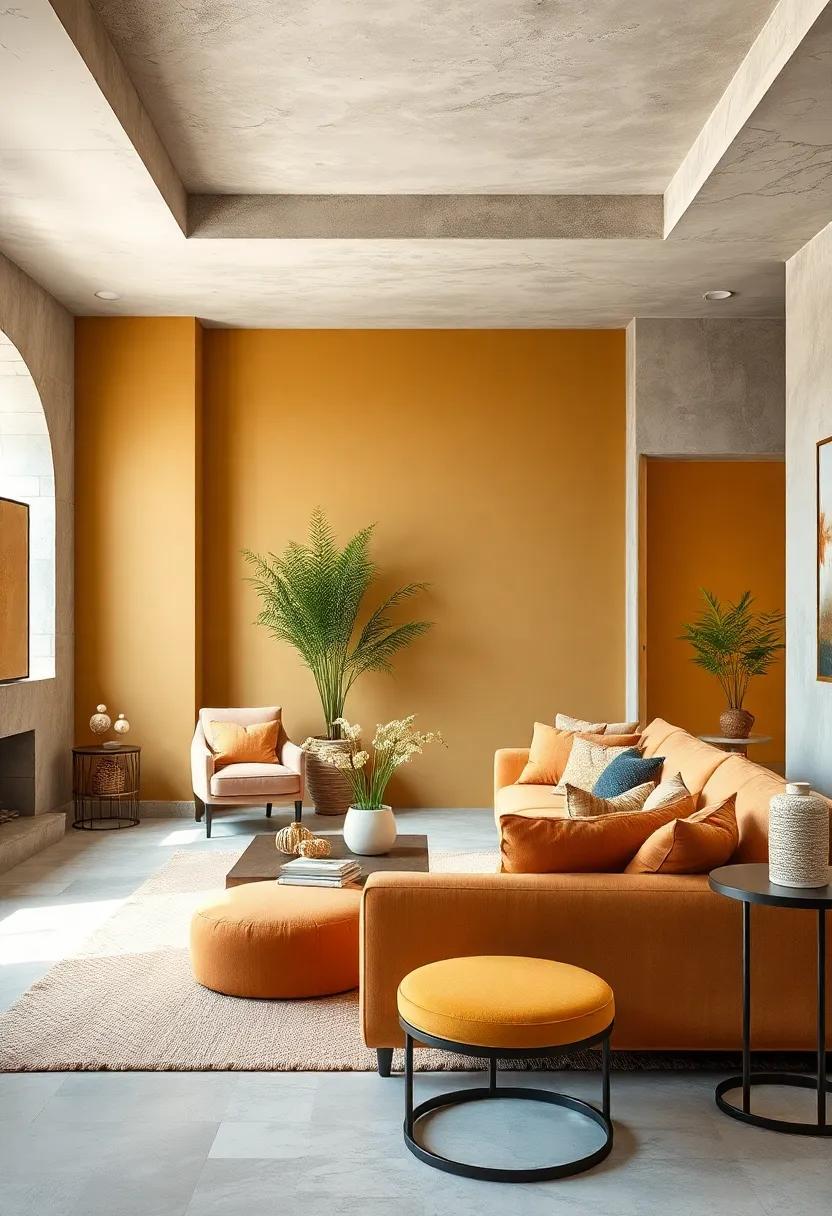 29 Stunning Golden Ochre and Light Gray Home Decor Ideas to Brighten Your Space
