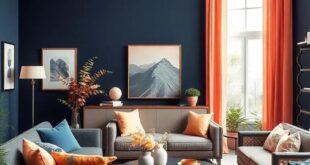 25 Inspiring Ideas for a Timeless Navy Blue and Soft Peach Living Room Makeover