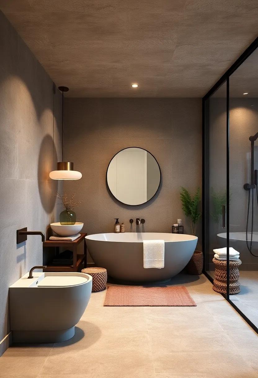 28 Inspiring Ideas for Warm-Tone Rustic Bathroom Design That Elevate Tranquility