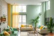 25 Inspiring Room Designs Featuring Pastel Green and Soft Yellow Aesthetics