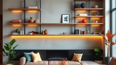 25 Creative Custom Shelving Ideas to Transform Your Living Room Walls
