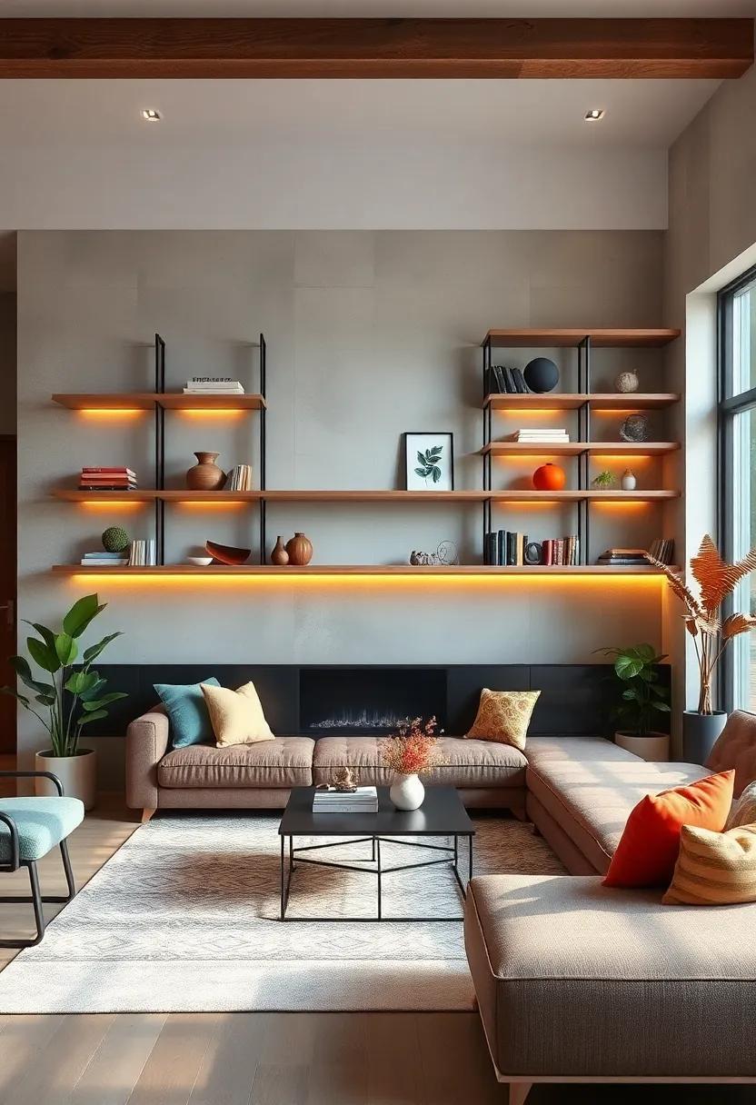 25 Creative Custom Shelving Ideas to Transform Your Living Room Walls