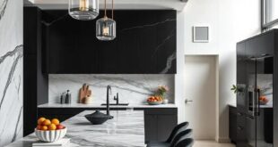 29 Striking Black and Marble Luxury Kitchen Designs to Elevate Your Home Aesthetic