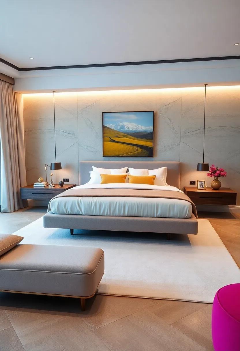 27 Stunning Contemporary Bedrooms Featuring Sleek Floating Nightstands