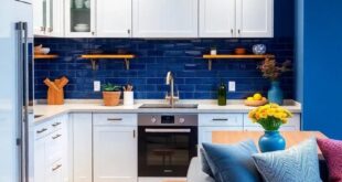 24 Stunning Ideas to Transform Your Kitchen with Blue Walls and White Cabinets