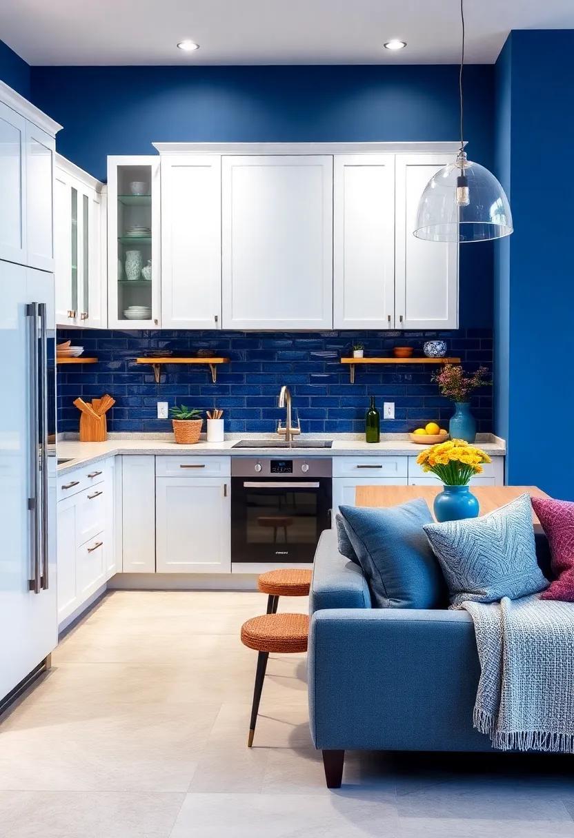 24 Stunning Ideas to Transform Your Kitchen with Blue Walls and White Cabinets