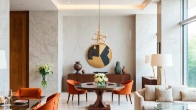25 Stunning Ideas for Incorporating Marble Flooring in Luxury Dining Rooms