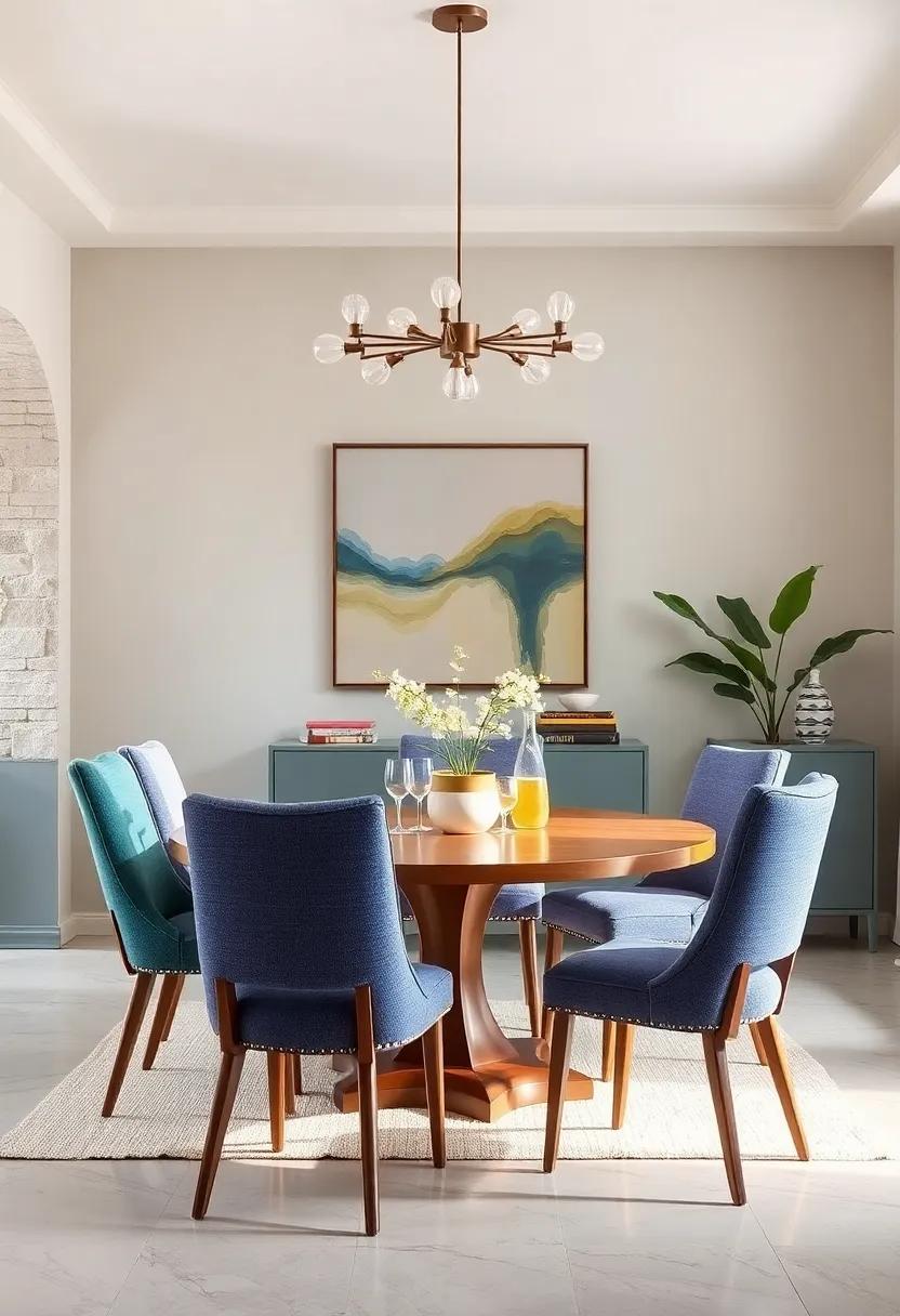 Chair Makeover: Reupholster dining chairs with fun fabric or​ paint⁤ them in ⁤bold colors for a fresh ​and trendy update