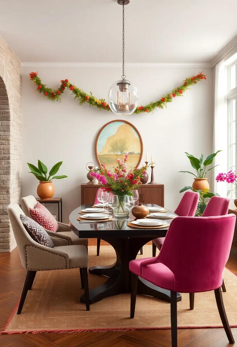 Themed garlands: Craft ⁤garlands using⁣ paper,fabric,or foliage to ⁣add playful touches that ⁤change with your mood or the season