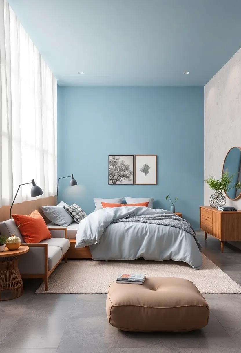 Cool sky⁢ Blue: Instilling a sense ‌of tranquility,sky blue⁢ mimics ‌open‍ skies and fosters a peaceful ambiance ideal for restful sleep