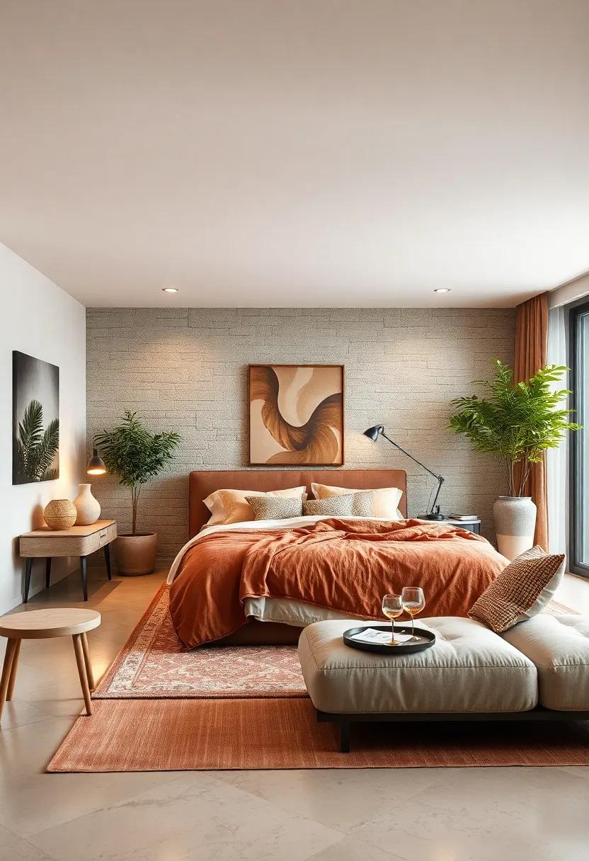 Earthy Brown: Grounding and rich,earthy⁣ brown ‍wraps the room in warmth,fostering a comforting and inviting space ​for relaxation