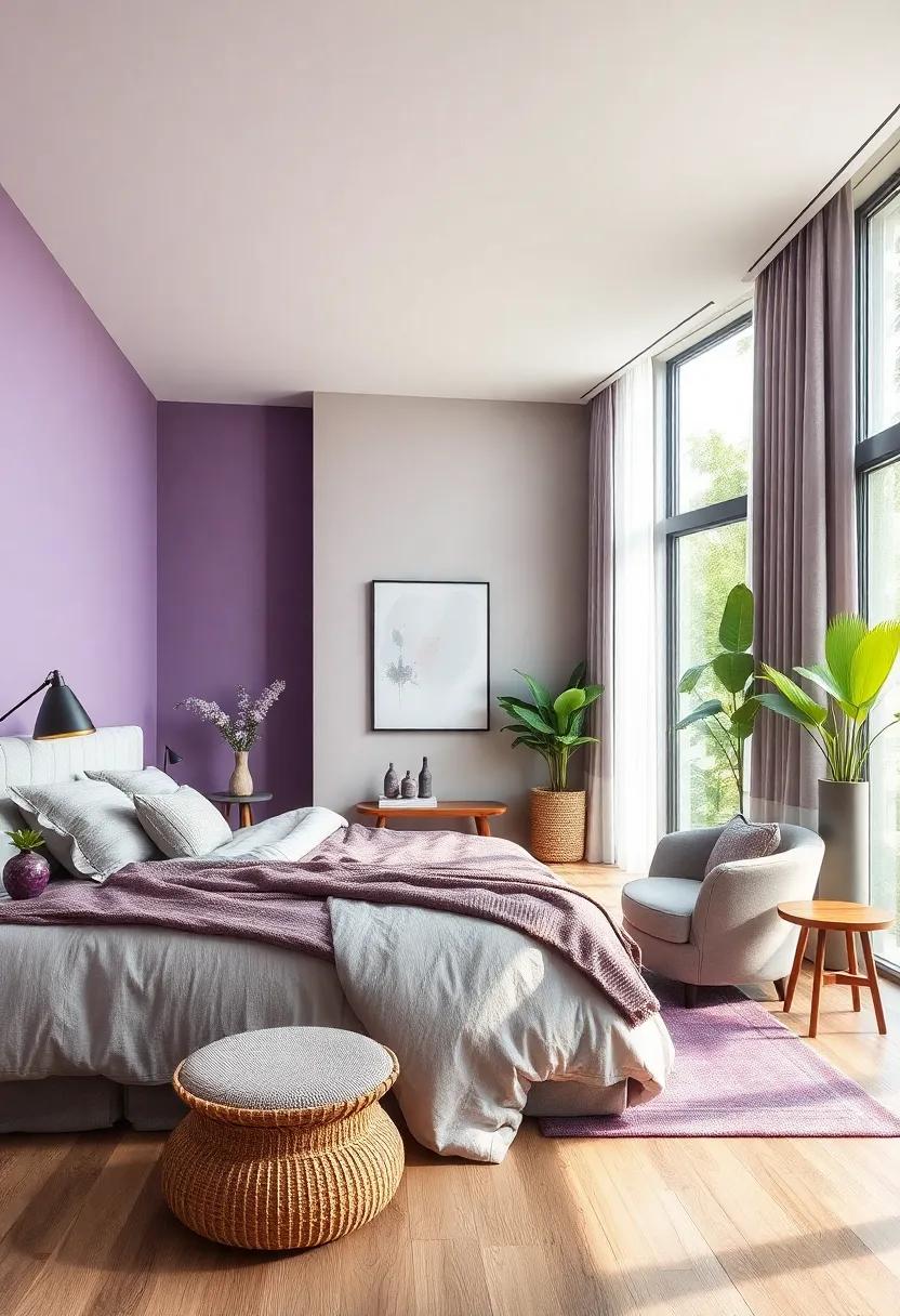 Greyed ‌Lavender: this unique blend ⁢of greys and⁢ purples invites a⁢ calming ‍air, fostering a tranquil retreat for relaxation and ⁤rejuvenation