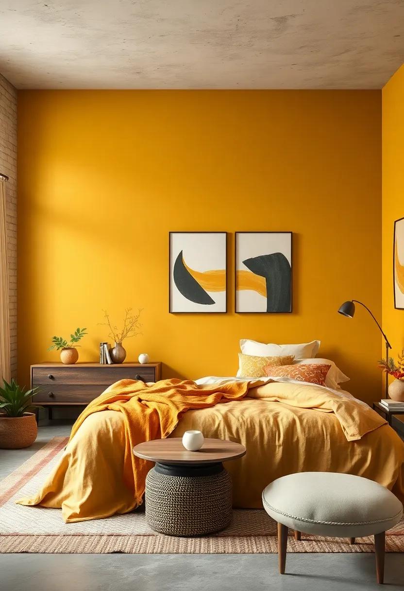 Muted Mustard: A daring⁣ yet warm ⁤choice, muted mustard adds a ‌trendy twist, brightening up the room without disrupting the cozy feel