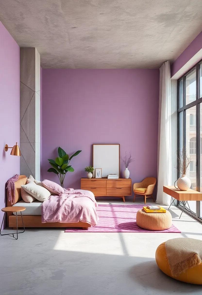 Serene Lilac: Infusing the‌ space ‌with a gentle ⁤touch of lavender, serene lilac evokes calmness and is perfect ‌for⁢ creating⁤ a ⁤dreamy sanctuary