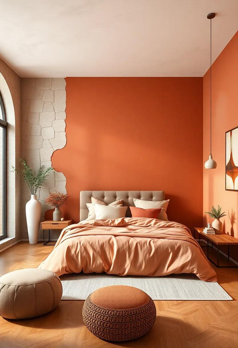 Warm terracotta: Evoking⁣ earthy tones, ⁤terracotta ignites warmth and‌ comfort in your bedroom, making⁣ it ‌a​ perfect haven⁣ after⁤ a long ‍day