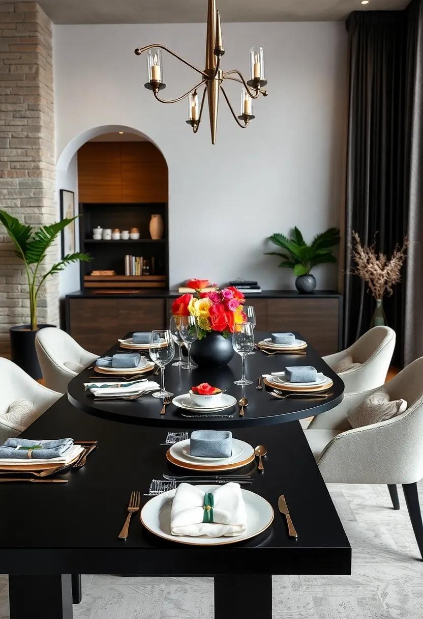 layered Flatware: Tackle an eclectic look ⁣with layered flatware ‍in assorted finishes, giving⁢ your⁤ table a unique, curated feel
