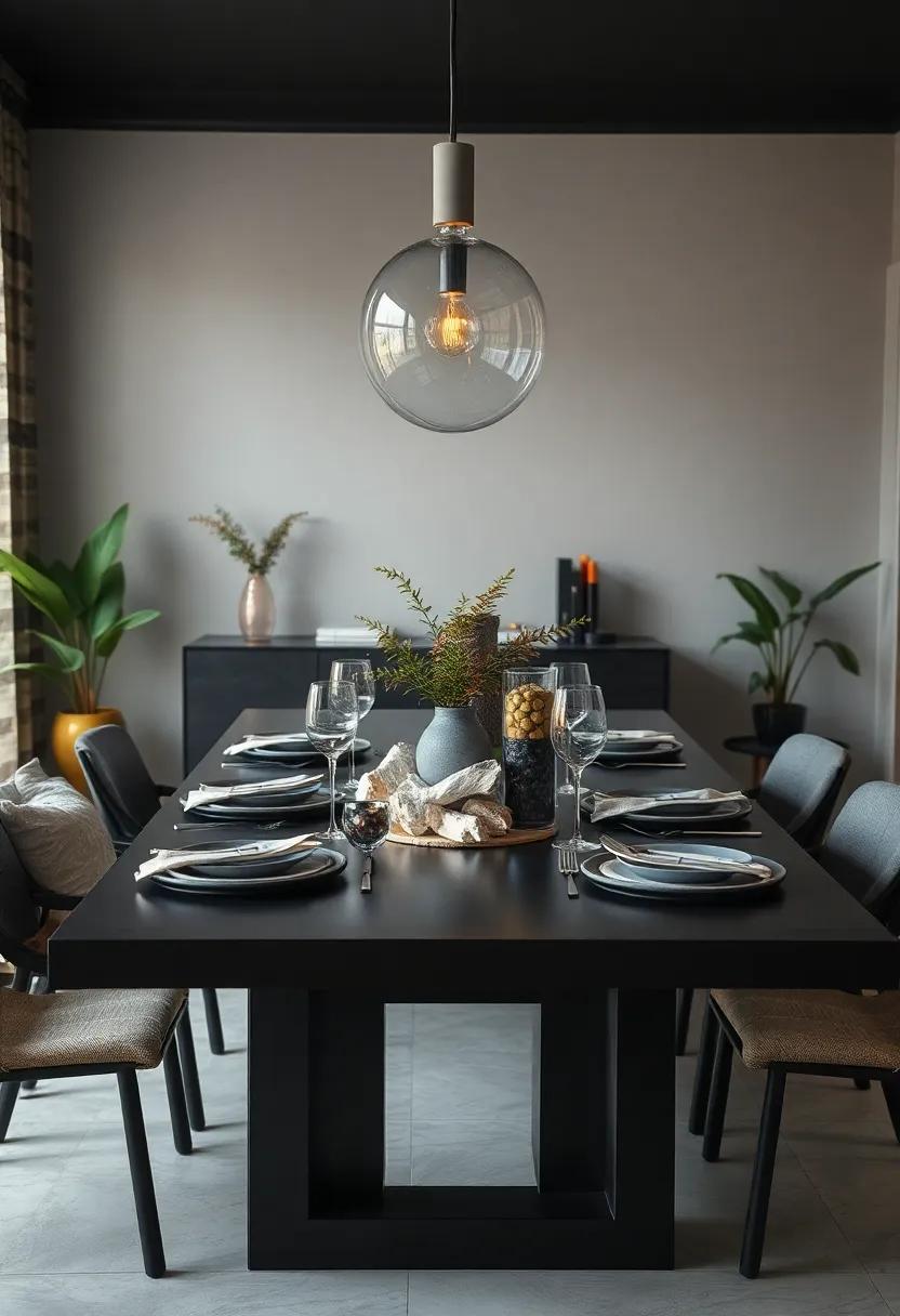 Nature-Inspired Elements: Use stones, driftwood, or succulent plants as ⁢natural⁢ decor pieces to bring an organic touch​ to your dining‌ table