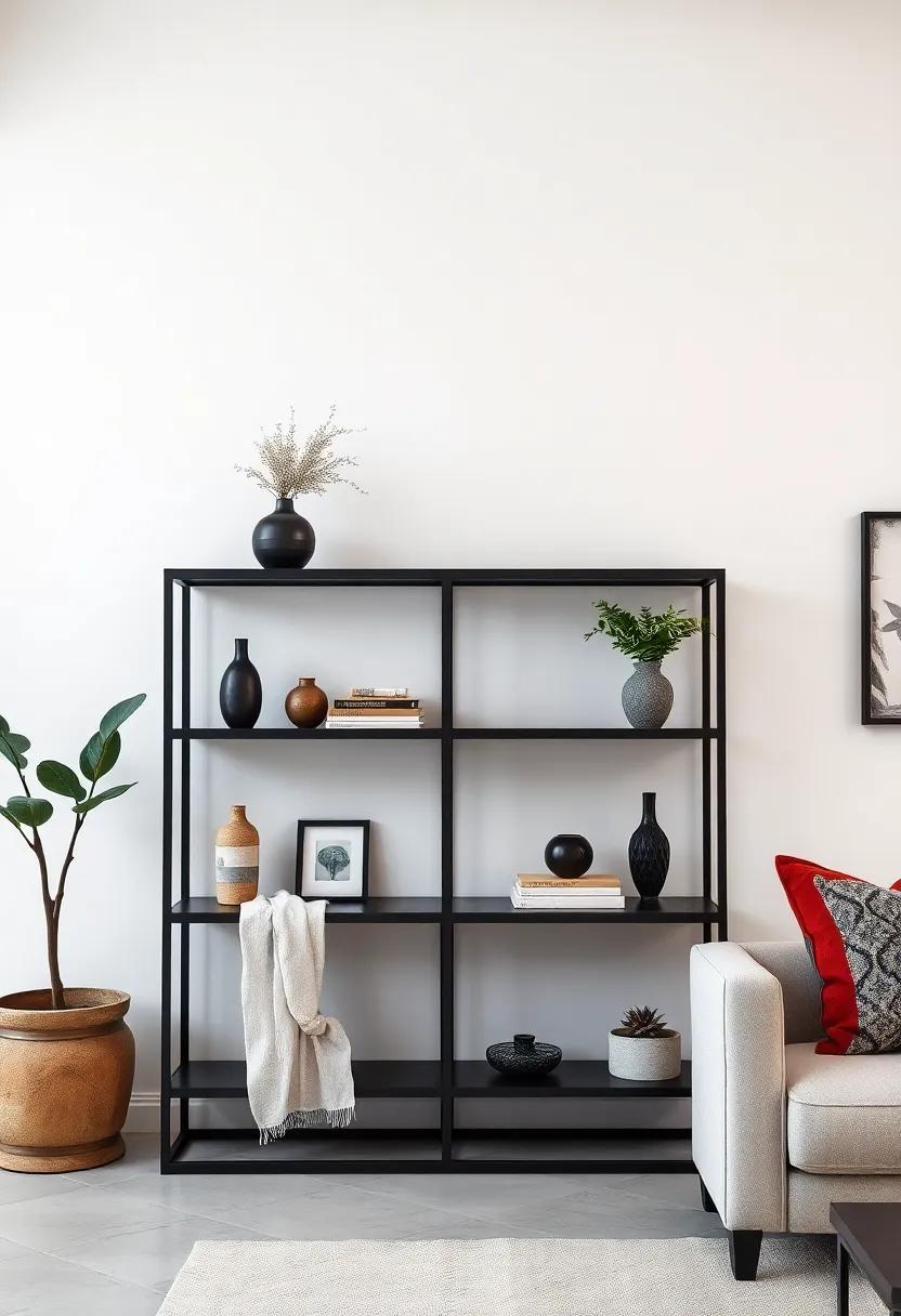 Console shelf Duo: Combine functionality with fashion using black console ⁢table shelves for a sophisticated entryway or living room setup