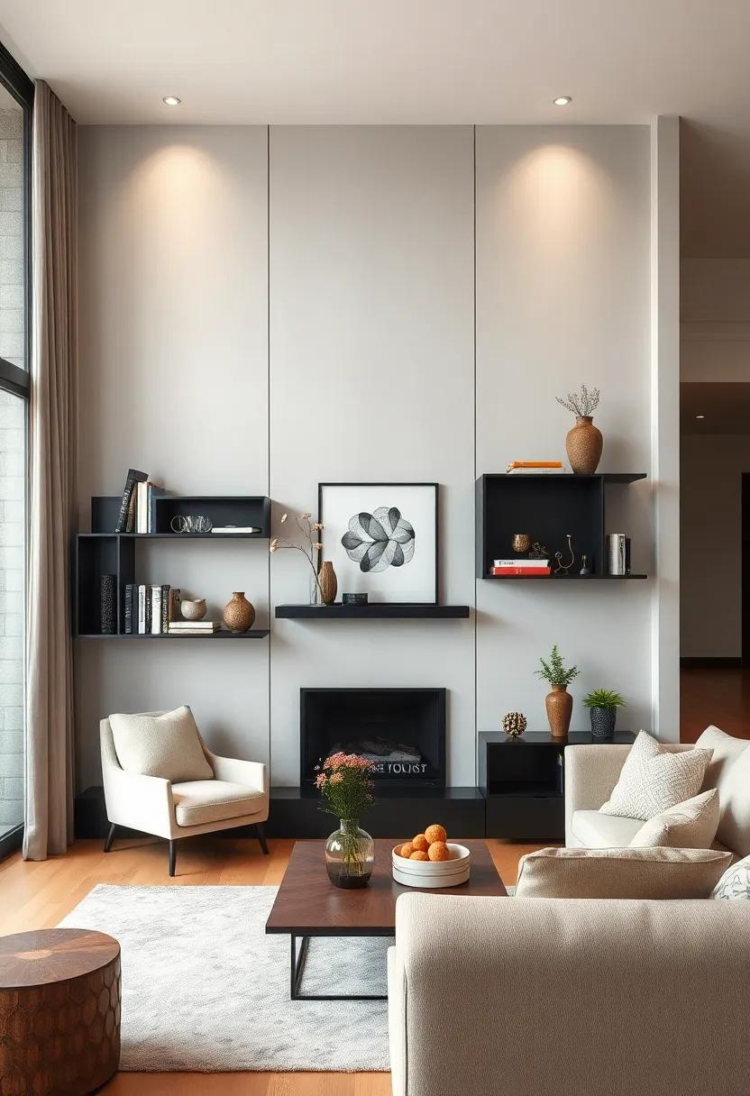 Multi-tiered Magic: Choose multi-tiered ⁢black shelves for dynamic displays that‍ can⁢ accommodate various items from books to decorative accents