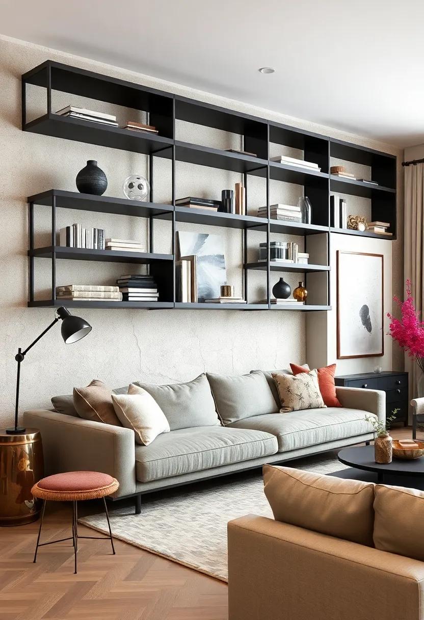 Open-Concept Organizing: Choose open ​black shelving units designed to ⁢fit into open-concept⁢ spaces, blending‍ functionality with aesthetic appeal