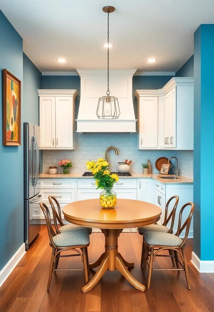 Timeless Tradition: Combine classic light blue walls with white beadboard cabinets for a‍ timeless and ‍elegant kitchen⁤ design