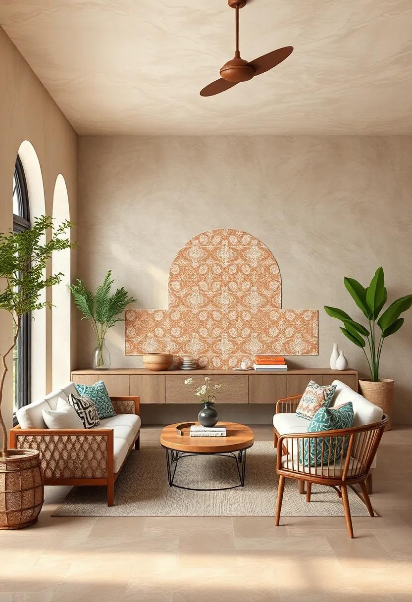 Mediterranean Mosaic:⁣ Integrate patterned tiles with clay tones in kitchen backsplashes or bathroom accents,marrying traditional design⁢ with contemporary flair