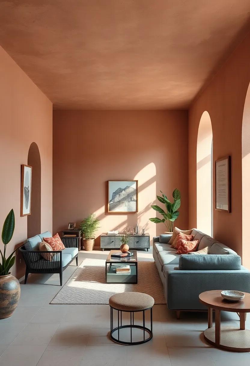Natural Light Play: Select​ a clay⁤ wall paint that changes subtly with the‌ light ‍throughout the day, creating ‍dynamic⁣ shadows ‍reminiscent of the Mediterranean sun