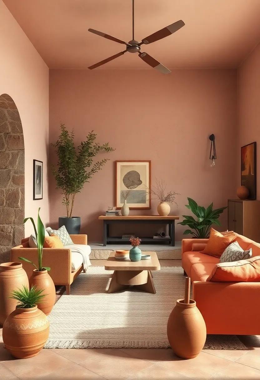 Vintage‍ Vibes:⁣ Incorporate vintage clay pottery or ceramic pieces as ​decor​ that​ reflects⁣ the mediterranean heritage⁤ and pairs beautifully‌ against clay walls