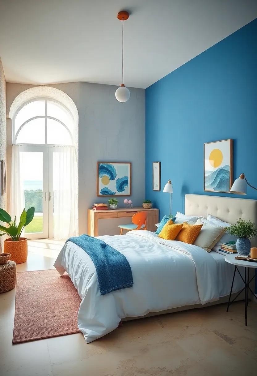 Coastal Retreat: Use soft blues, sandy beiges, and crisp whites⁣ to evoke the essence of the ⁤beach, creating a calming atmosphere reminiscent of ocean breezes