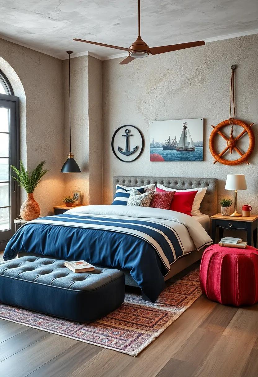 Nautical adventure: Combine shades of navy, white, and red, adorned with maritime elements to create ⁤a refreshing seaside-inspired theme
