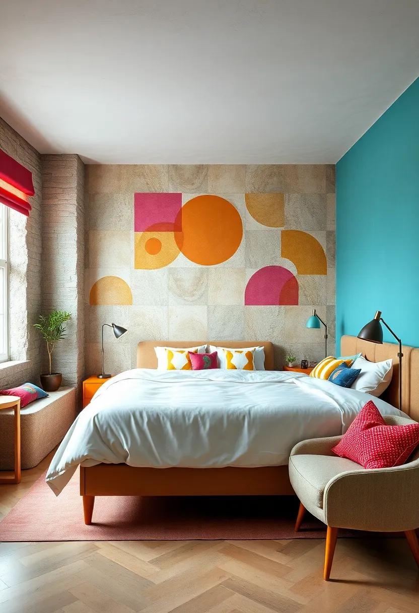 Retro⁢ Revival: Dive into the charm of vintage aesthetics with bold ⁢geometric patterns and a playful palette inspired by the vibrant hues of the​ '70s and '80s