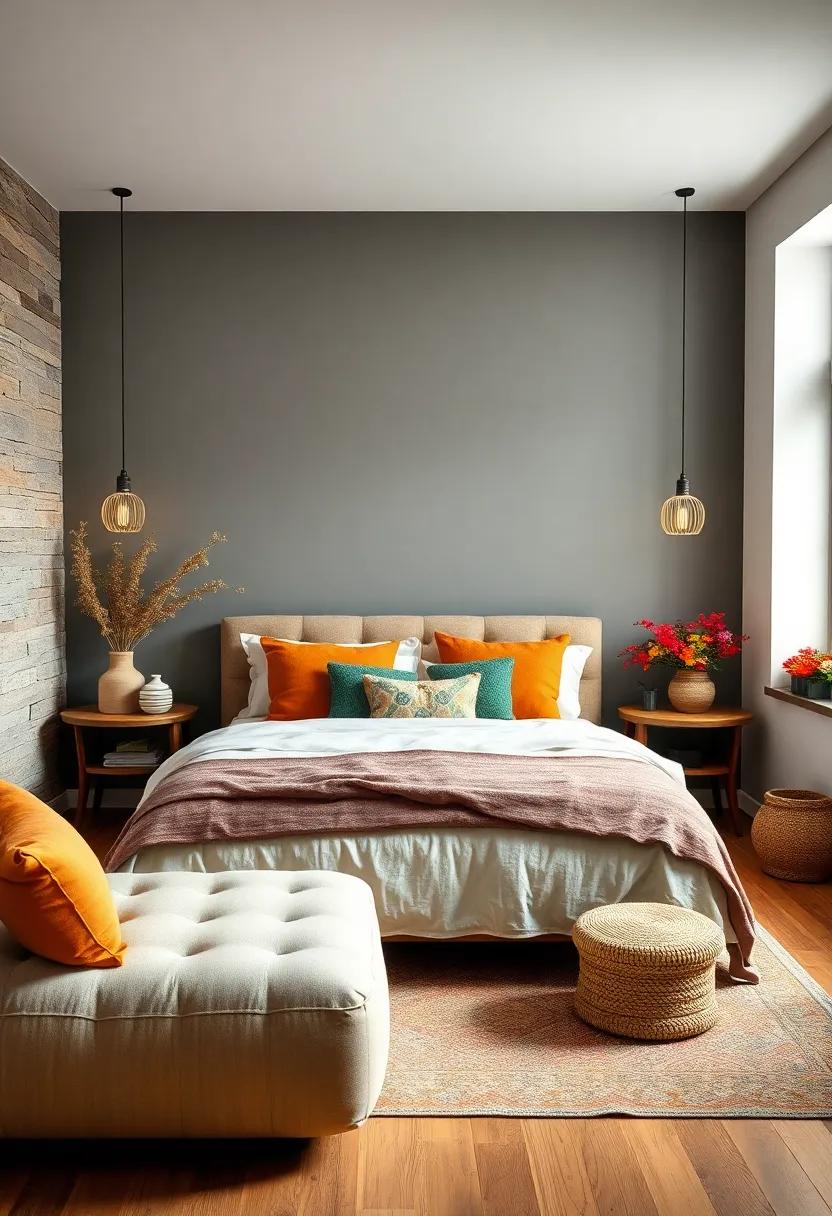 Rustic Charm: ⁢Utilize natural wood tones and warm colors with‍ cozy textiles to‌ achieve⁤ a vibrant yet grounded look ​that feels inviting and homely