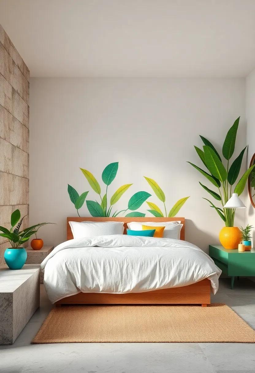 Tropical Paradise: Bring the beach indoors with lush greens, bright yellows,​ and ocean blues to create a refreshing retreat that feels like a vacation year-round