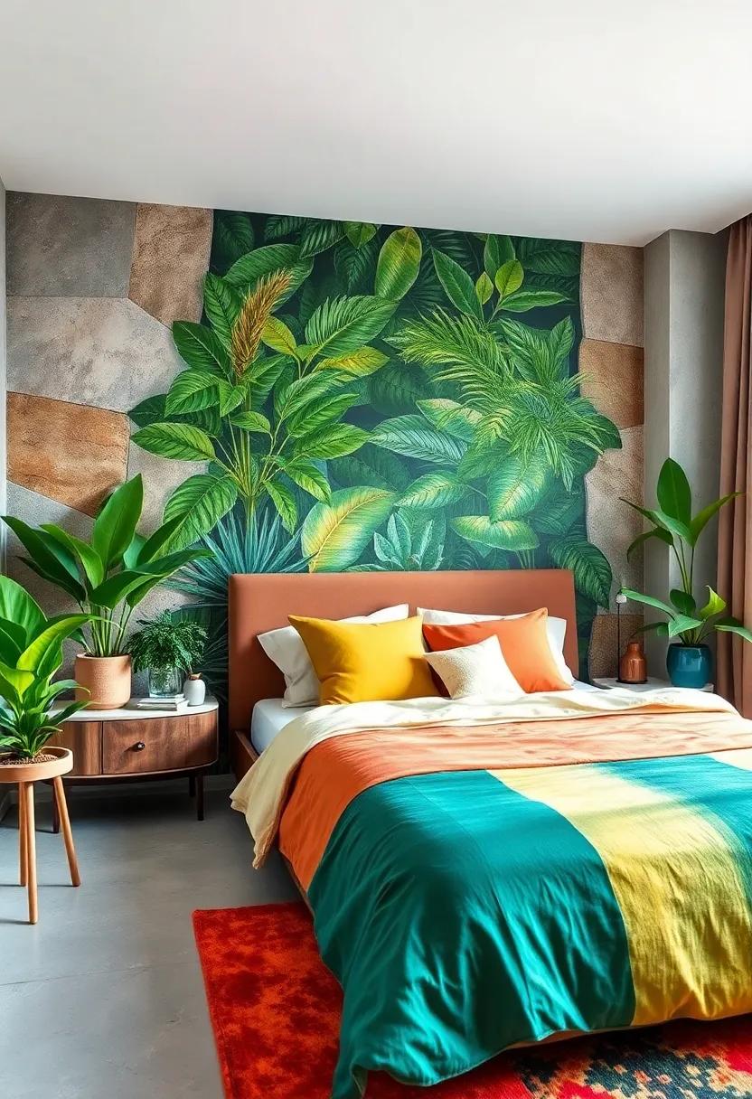 Urban Jungle: Combine natural elements like plants and earth‍ tones⁣ with splashes of bright colors to create an energizing and revitalizing space that breathes life