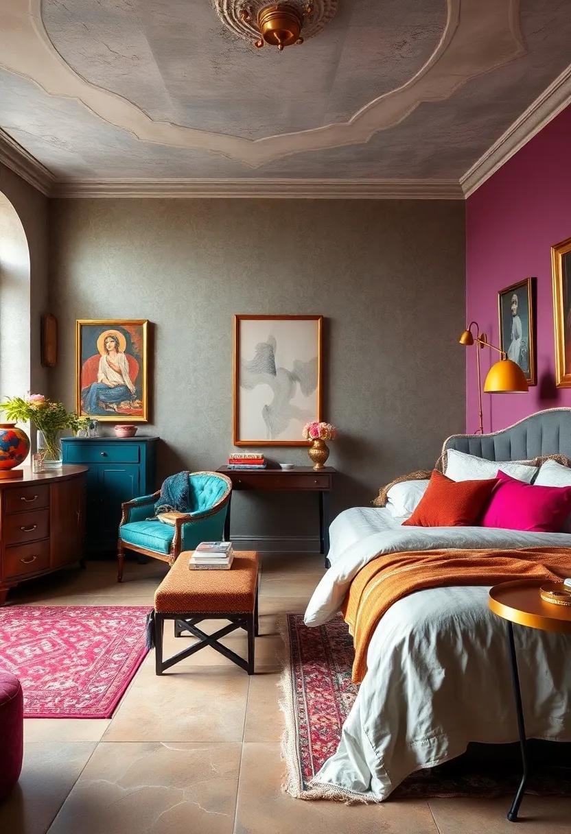 Vintage Glam: Combine ‍chic antique pieces with rich jewel tones and metallics for a luxurious‍ feel that recalls the elegance of high society in previous decades