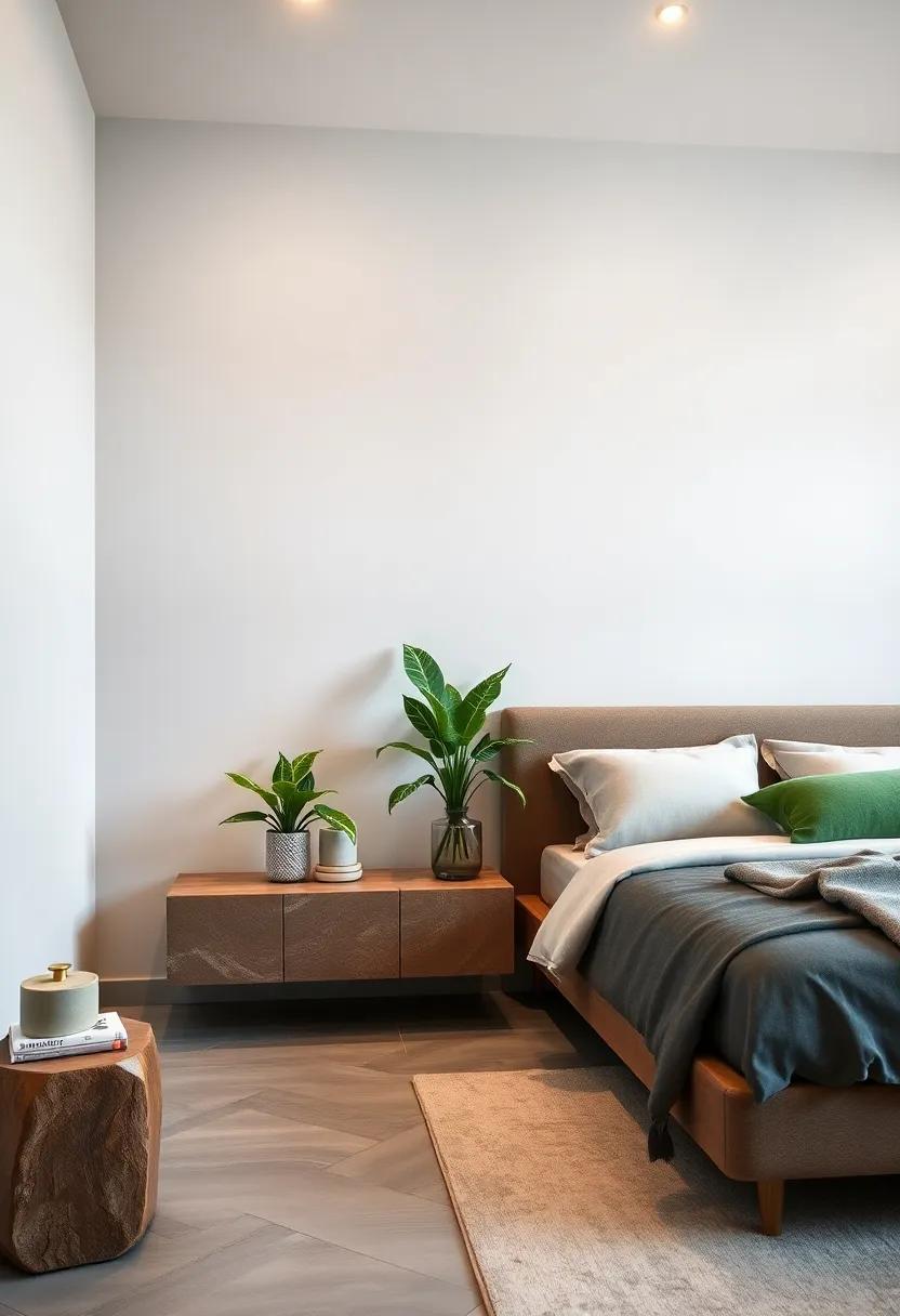 urban ⁢Jungle: Discover the harmony of‍ nature and modern design in an ‌urban ‍jungle-themed ‌bedroom,where leafy plants peak out from sleek floating nightstands,providing⁢ a refreshing⁤ burst of green