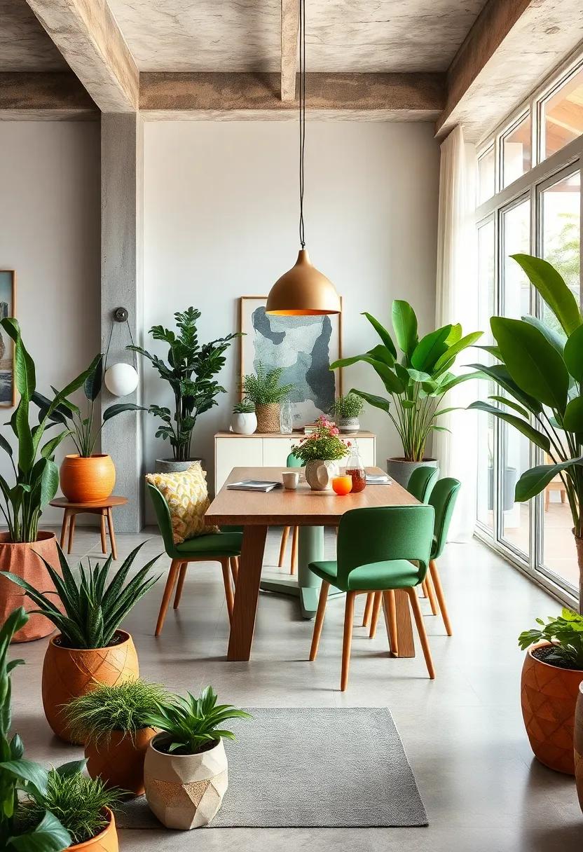 Houseplants:‌ Incorporate lively greens with ‌various plants, ranging from dramatic floor plants to ​cheerful table succulents