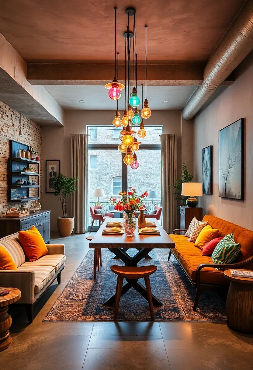 Multi-Colored Lightbulbs: Consider using colored lightbulbs or⁤ smart lighting⁢ options that ⁣allow you to change the room's​ ambiance at will