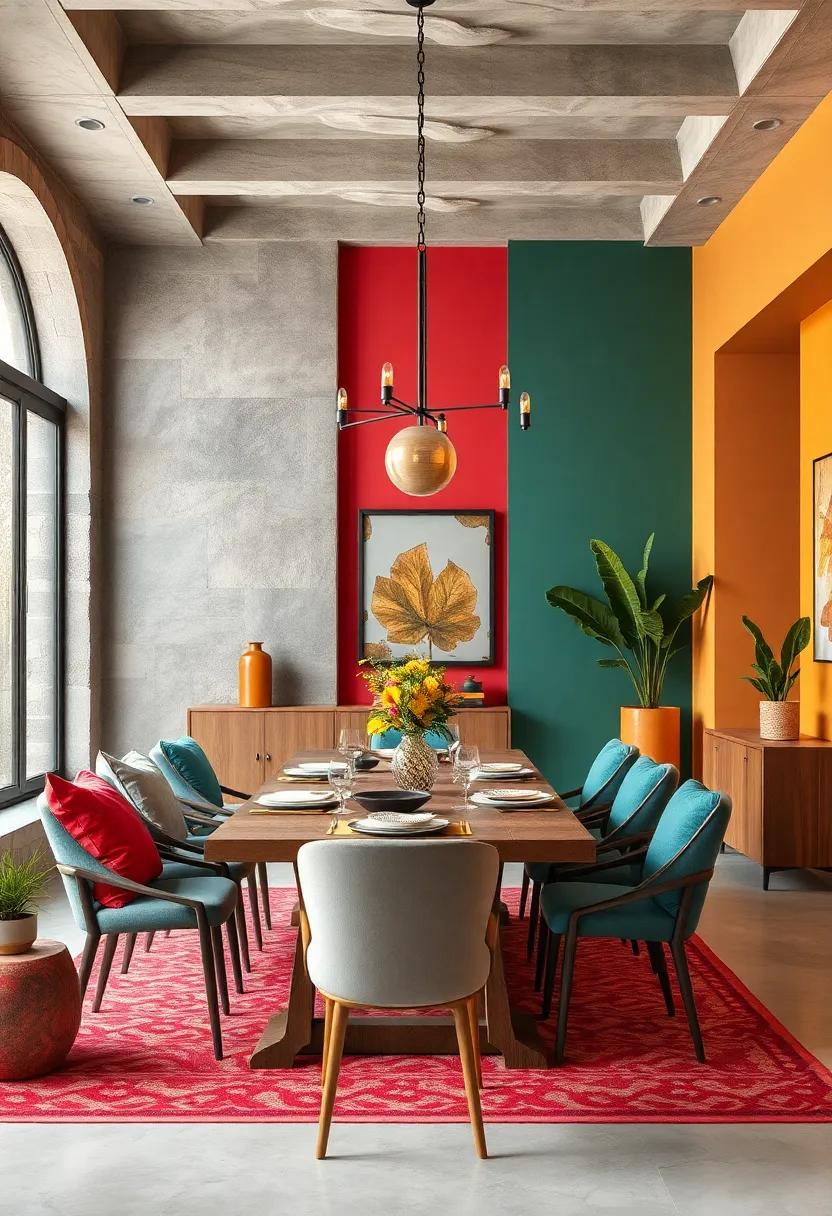 Eclectic ⁣Color-Blocking: Paint different sections of your walls in complementary colors for ‍a fun, unexpected twist