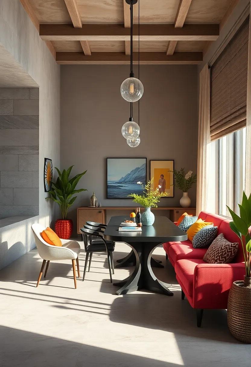 Reflective Surfaces: Use ⁣metallic⁣ accents or⁤ glass elements to bounce light around the room and enhance the ⁣colorful accents