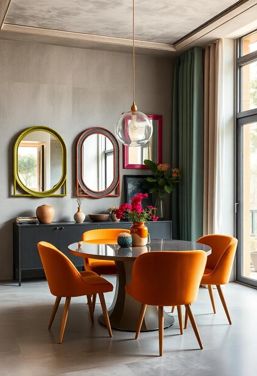 Decorative Mirrors: Add ​mirrors with colorful frames ⁤to reflect light and​ enlarge⁢ the space, while enhancing ‍the eclectic vibe
