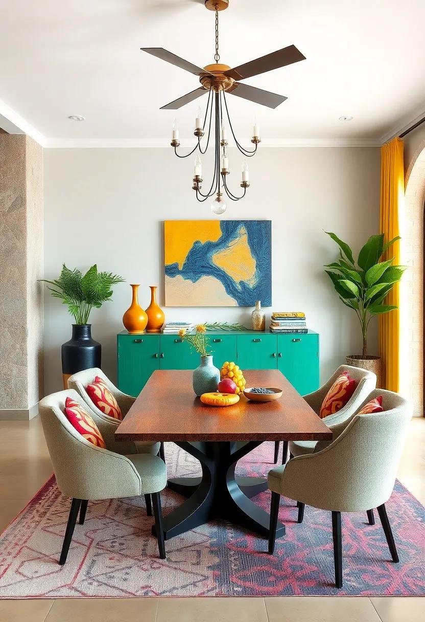 Statement Furniture pieces: Introduce a striking sideboard, buffet, or ‍dining table that ​serves as a ‌focal point in the room's ⁤design