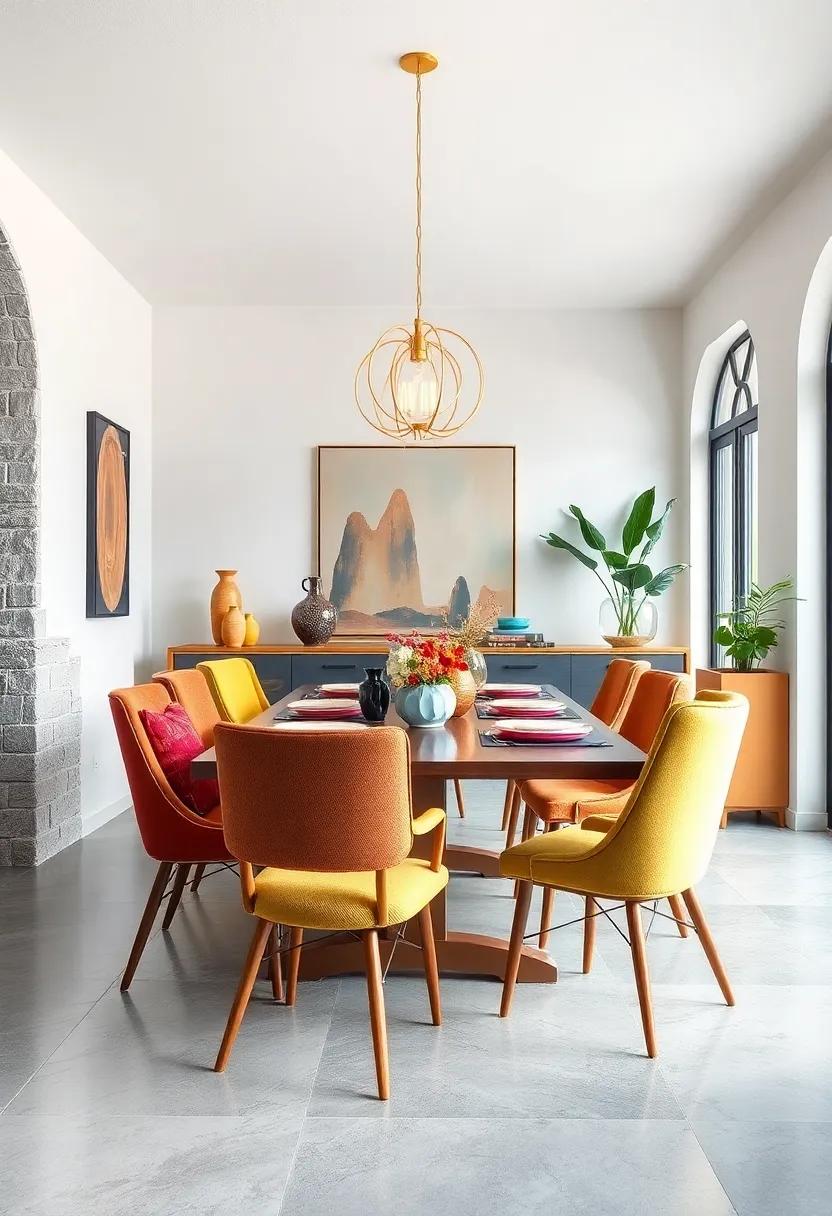 Mix and‍ Match Dining Chairs: ⁤Combine different‌ chair styles ‌and colors to create⁢ an ‍eclectic look ‌that sparks conversation