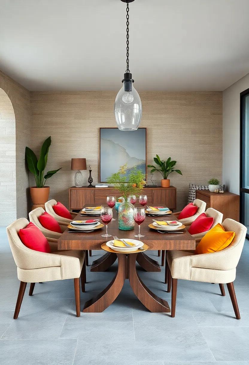 Mismatched Table Settings: Serve meals on⁢ a delightful mix of plates and glasses⁤ that make each dinner an adventure in⁣ aesthetics