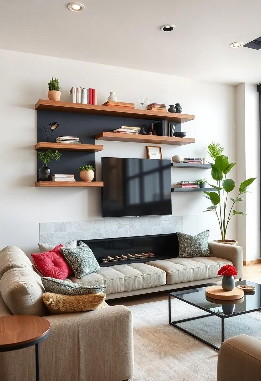 Chalkboard Shelves: Incorporate chalkboard paint on slope shelves for a fun, interactive element where ⁣you‍ can jot​ down notes or quotes