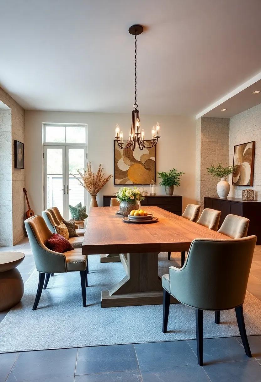 Farmhouse⁢ Flair: Capture a cozy, homey feel with a ⁢farmhouse-style table, often oversized and sturdy, perfect for family gatherings