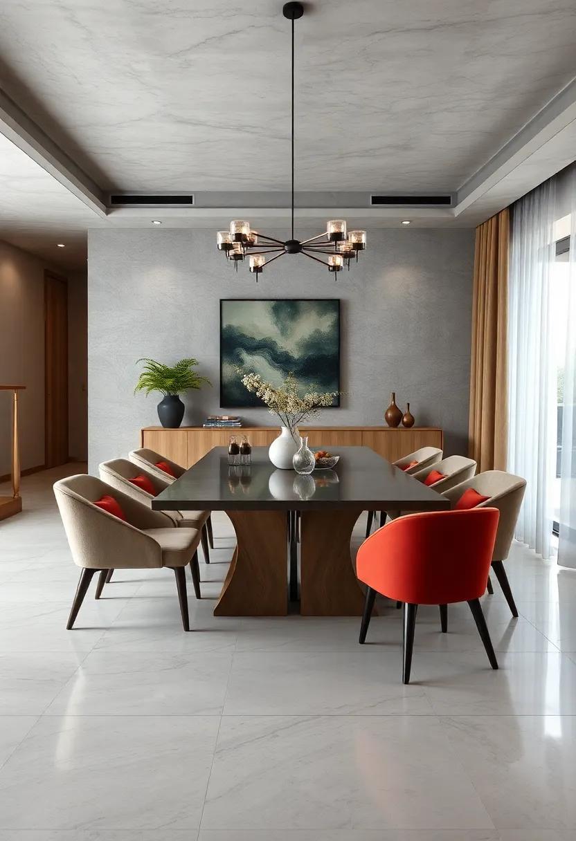 Modern Minimalism: Opt for a sleek, rectangular table with clean lines and a glossy finish ​that enhances‌ contemporary‌ aesthetics​ while keeping ‌the focus ⁤on your dining⁣ experience