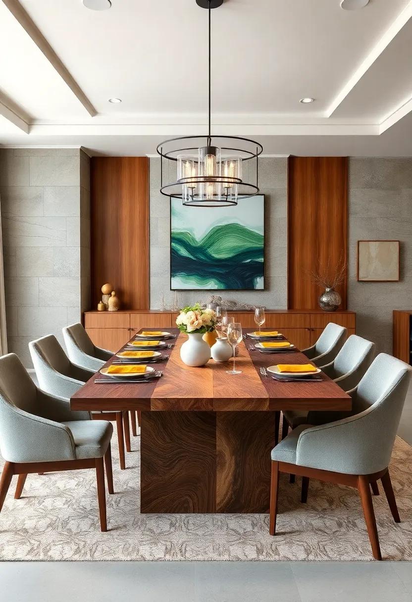Two-Tone Textures: Experiment with a two-toned table that combines different ⁢woods or finishes, ⁣creating visual‍ interest and ⁣a unique focal point in the room