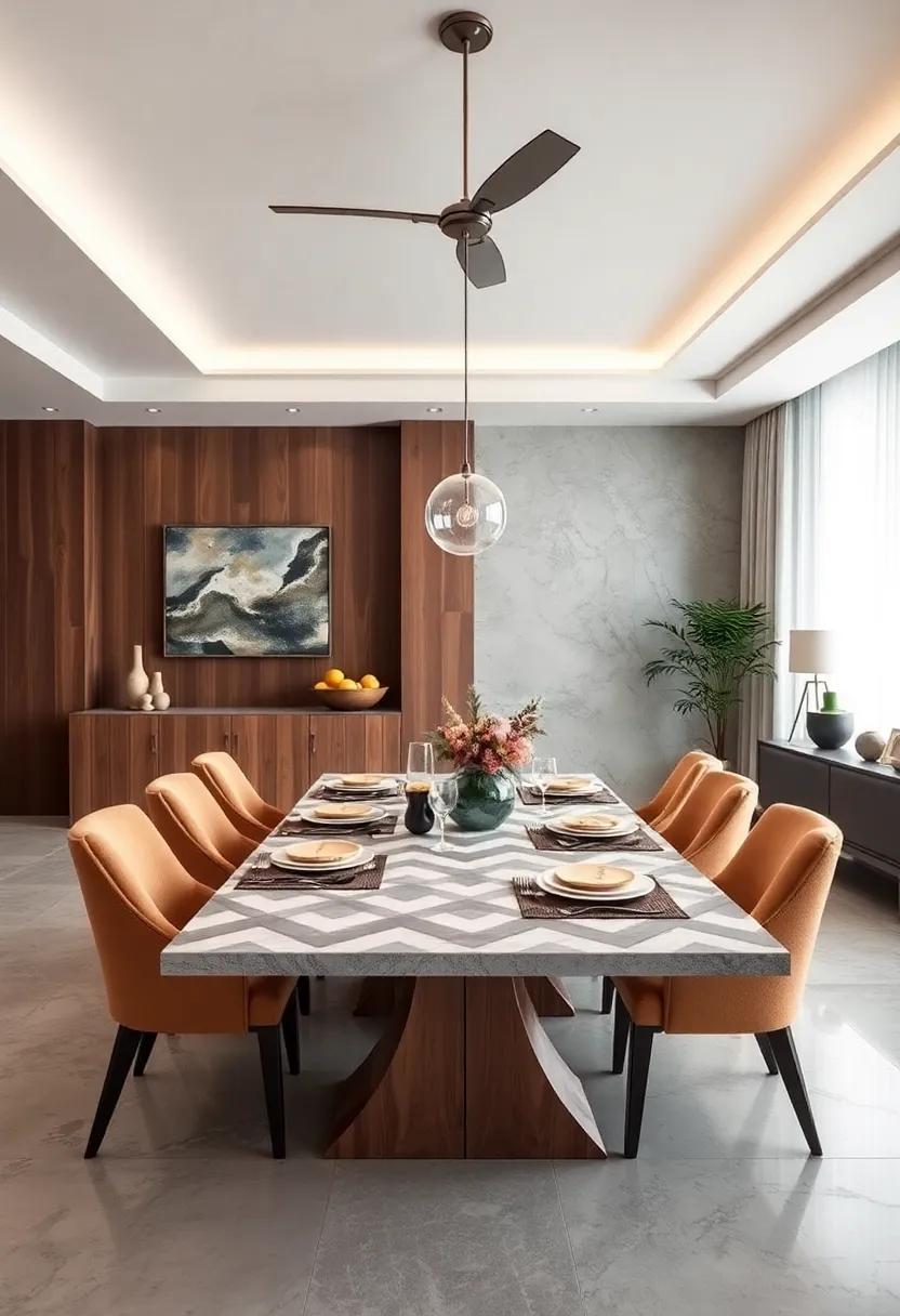 Graphic Patterns: Incorporate geometric patterns in your tabletop design to⁣ draw the eye and introduce a fun, modern twist
